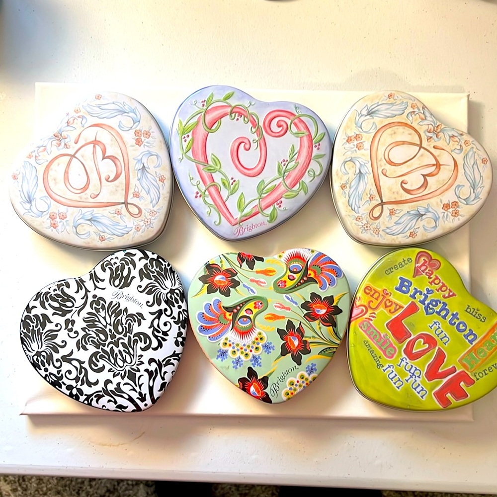 6 Large Brighton Tins